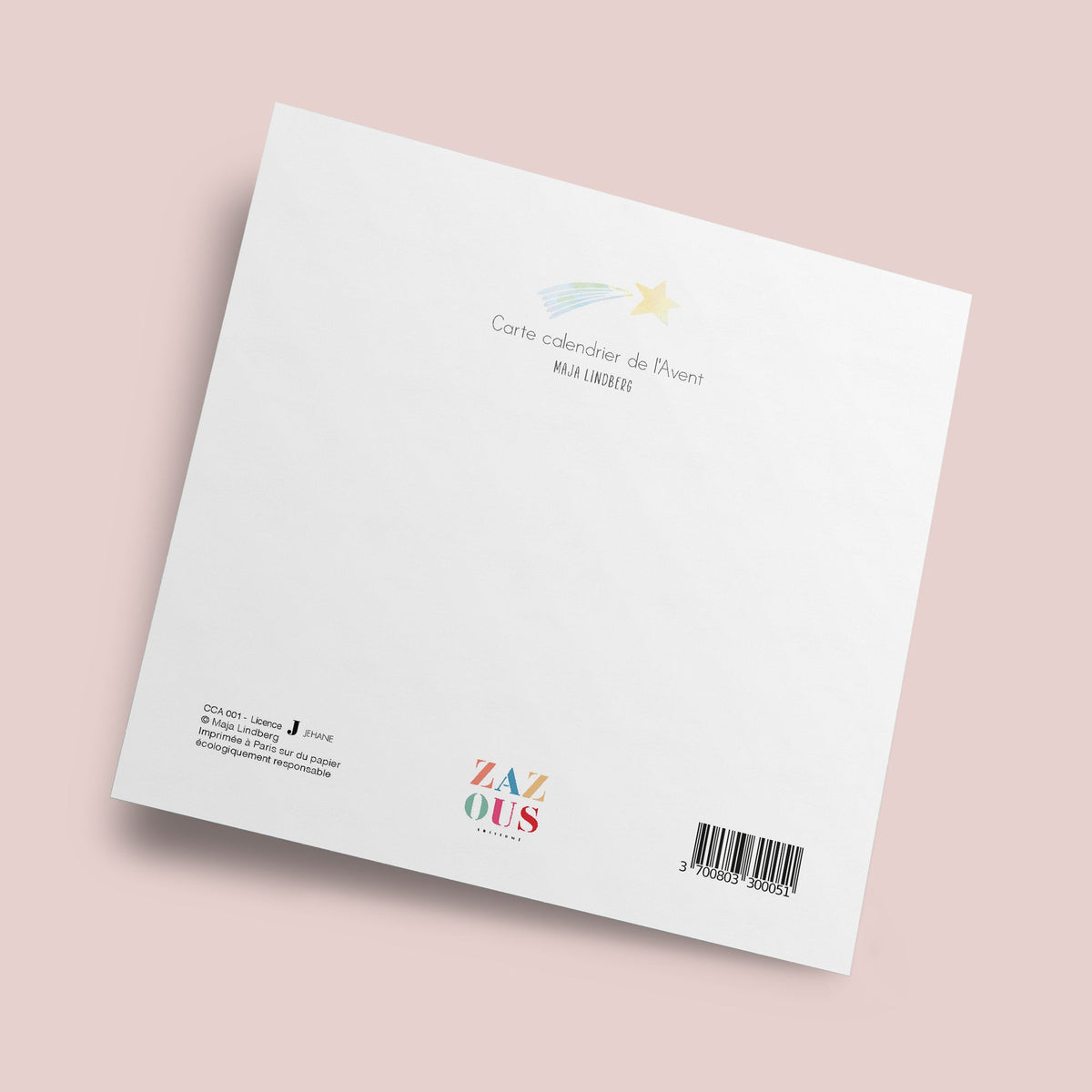 Carte calendrier de l'Avent - Maja Lindberg