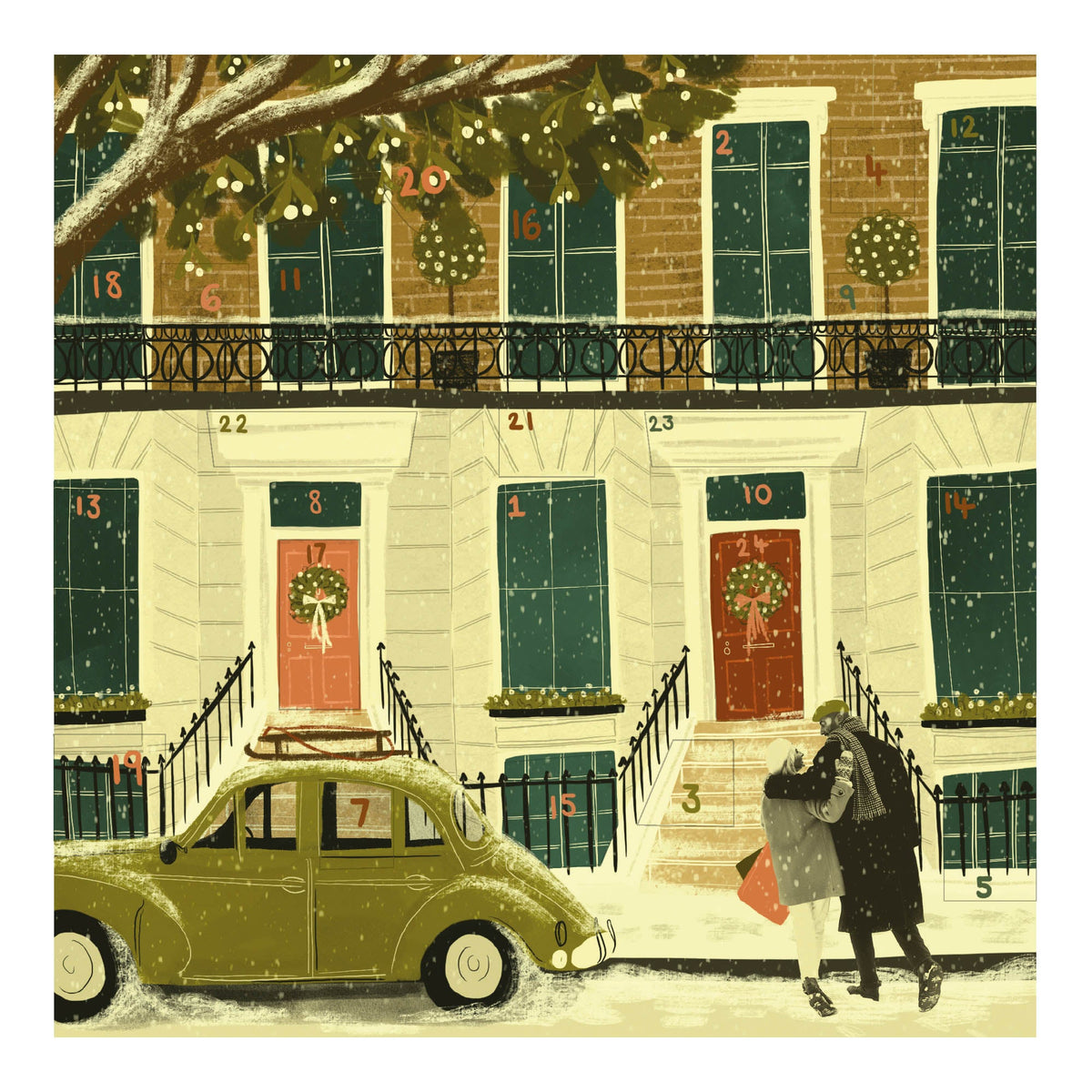 Carte calendrier de l'Avent - Emy Lou Holmes
