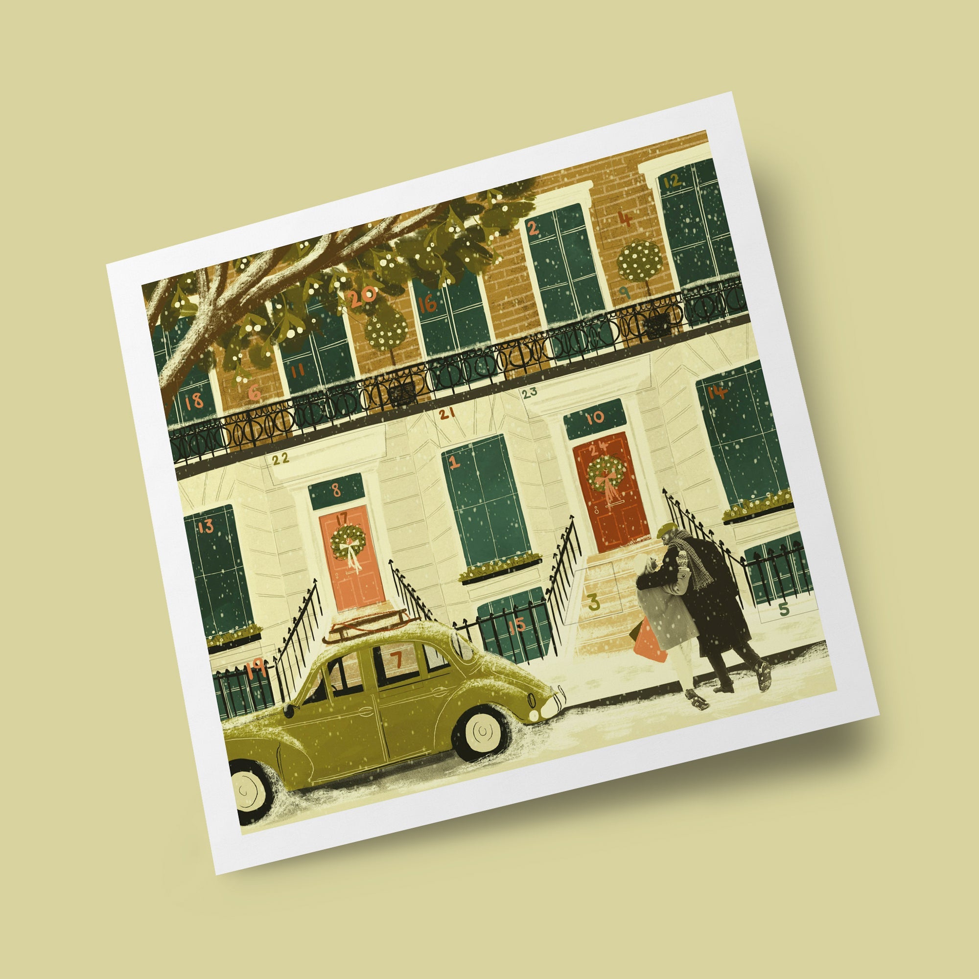 Advent calendar card - Emy Lou Holmes