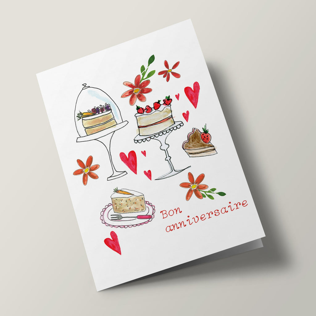 Carte à planter - Gâteaux d'anniversaire