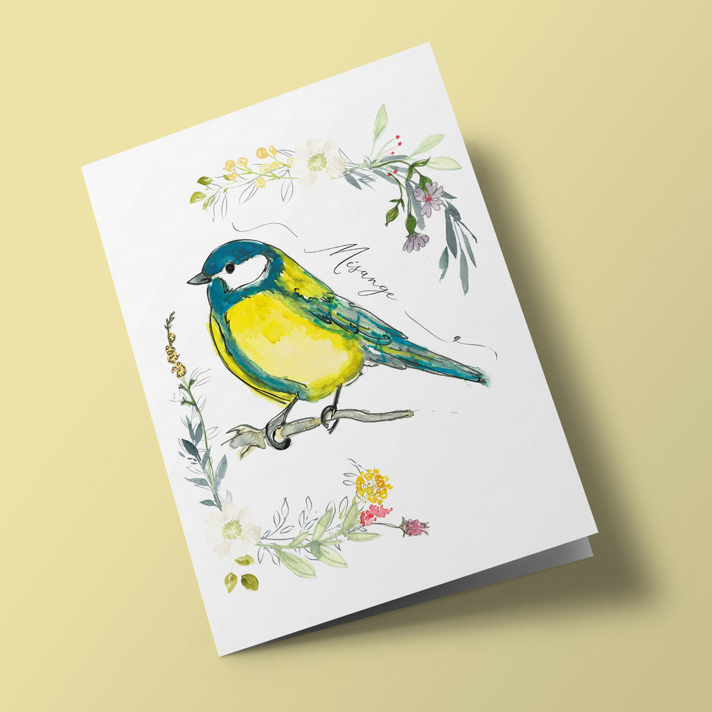 Blue Tit - Plantable Card