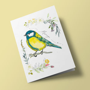 Blue Tit - Plantable Card