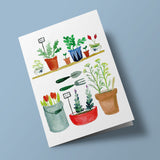 Carte à planter - Pots de fleurs et jardinage
