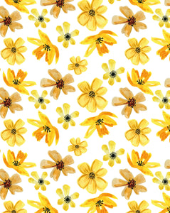 Carte à planter - Fleurs jaune