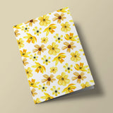 Carte à planter - Fleurs jaune
