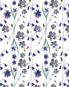 Purple Flowers - Plantable Card
