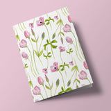 Carte à planter - Fleurs rose avec tiges