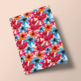 Carte à planter - Fleurs rouges, oranges et bleues