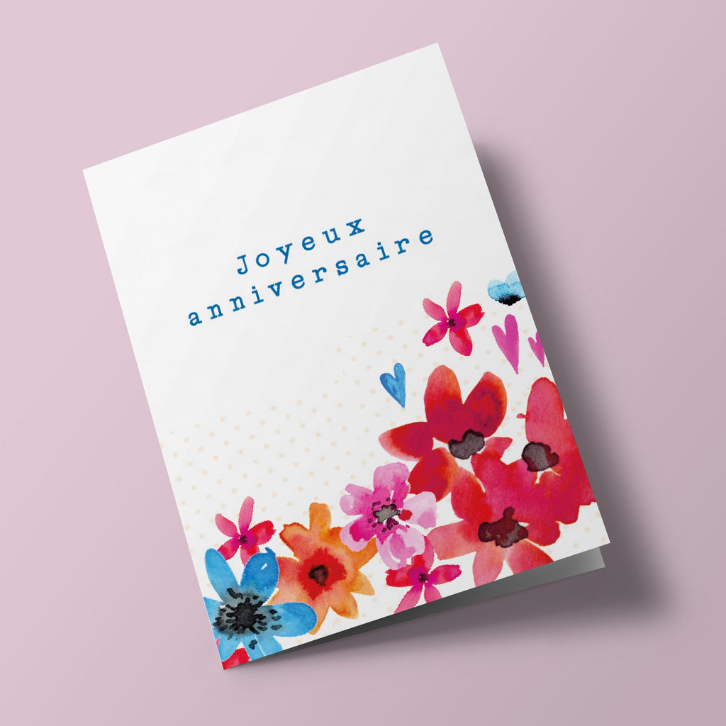 Vibrant Birthday Flowers - Plantable Card