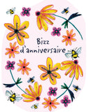 Bizz d'anniversaire - carte à planter