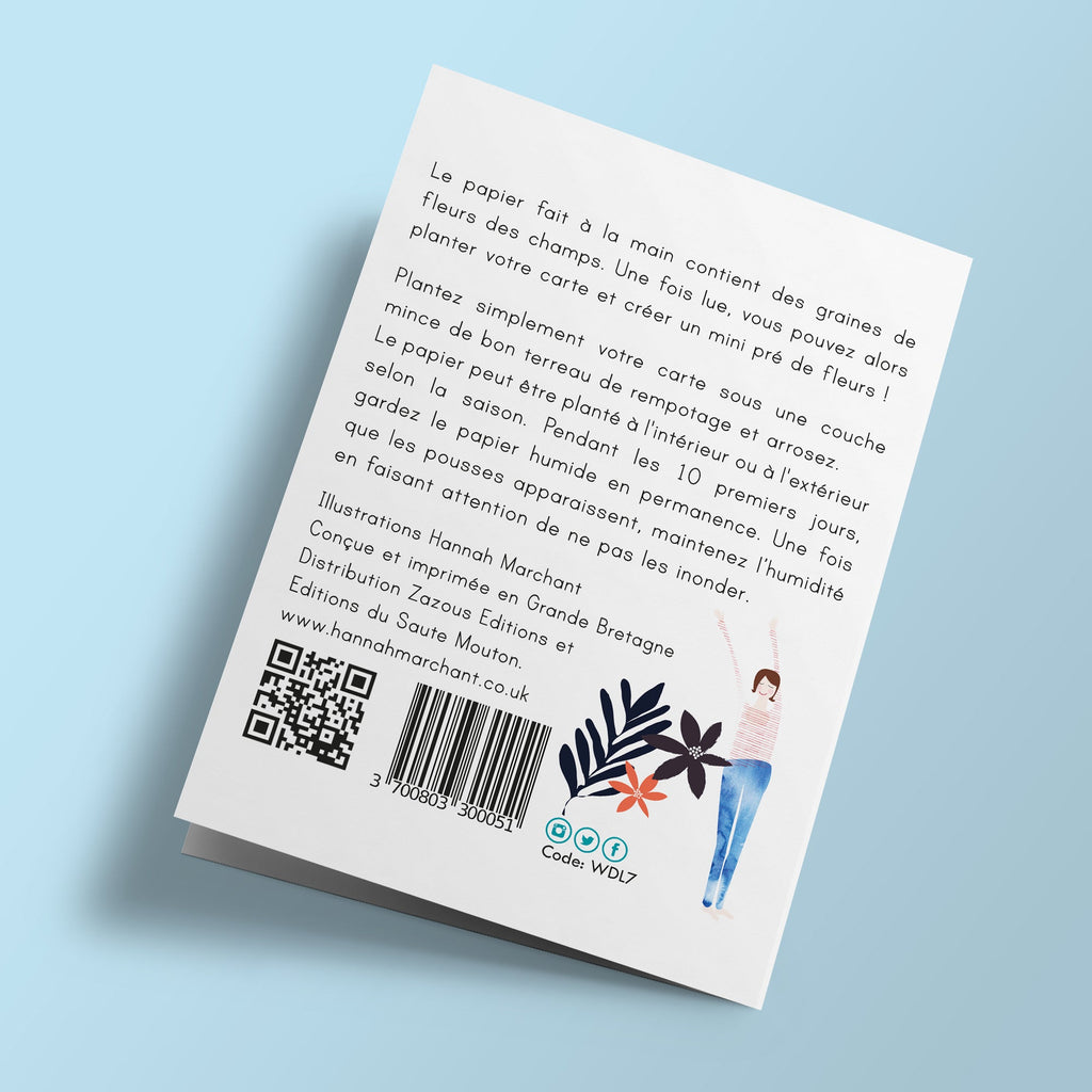 Bon Anniversaire' - Plantable Card
