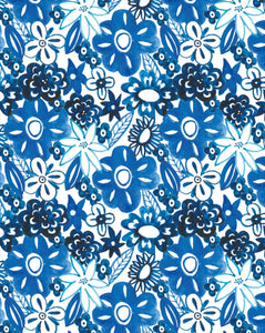 Carte à planter - Fleurs bleues