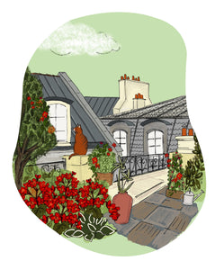Carte à planter - Toits de Paris