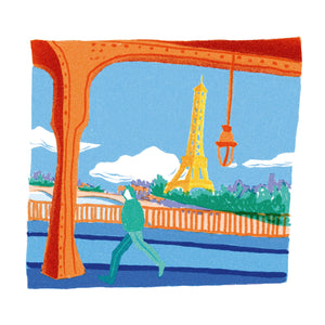 Paris Recto Verso - Bir-Hachem Bridge and Eiffel Tower