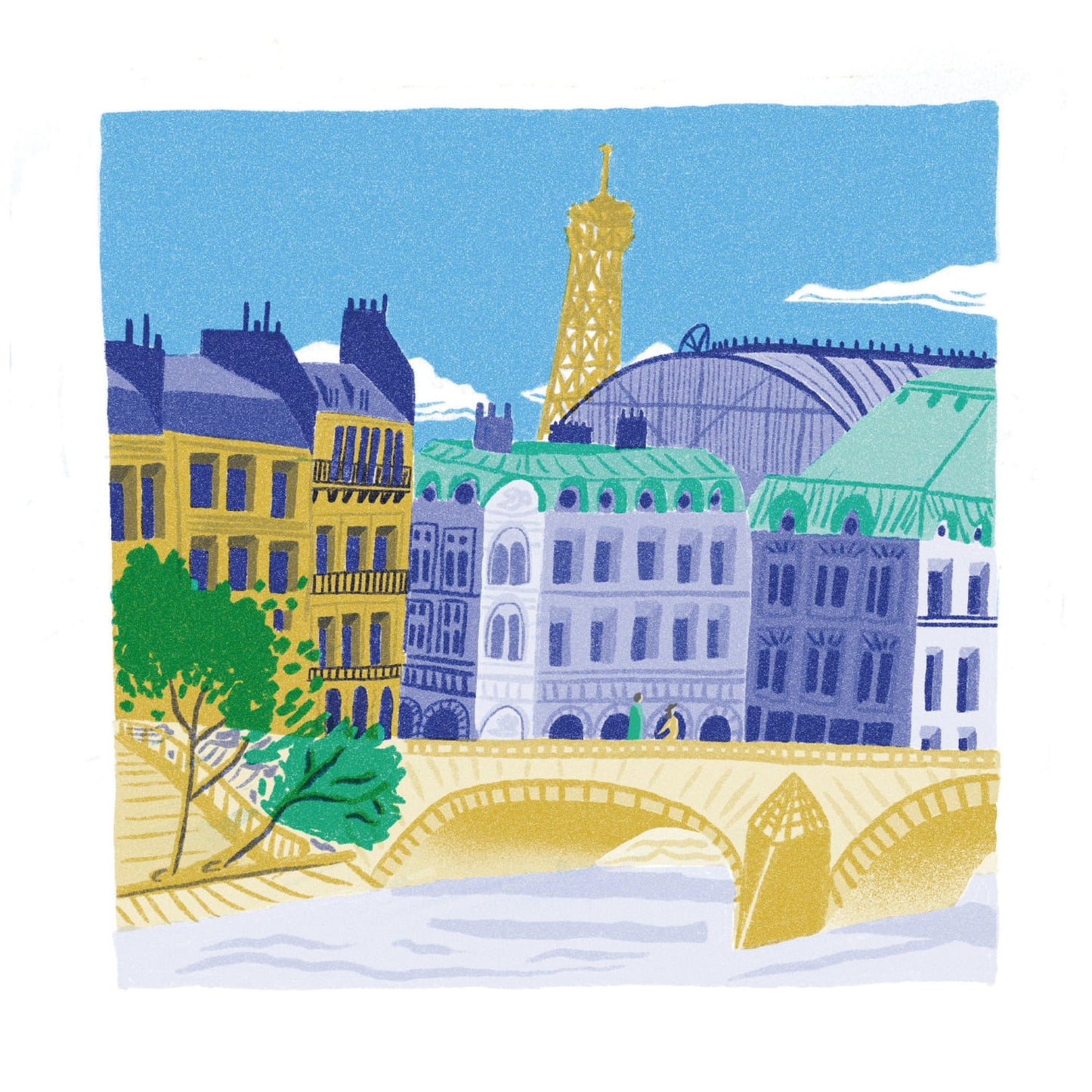 Une face de "Paris Recto Verso" par Marjolaine Gonet