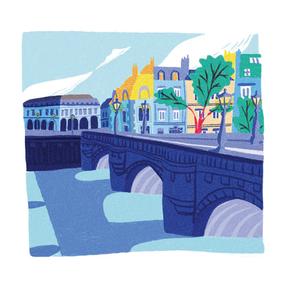 Une face de "Paris Recto Verso" par Marjolaine Gonet