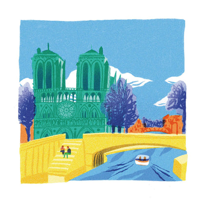 Une face de "Paris Recto Verso" par Marjolaine Gonet