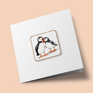 Animal Magnets - Two Puffins