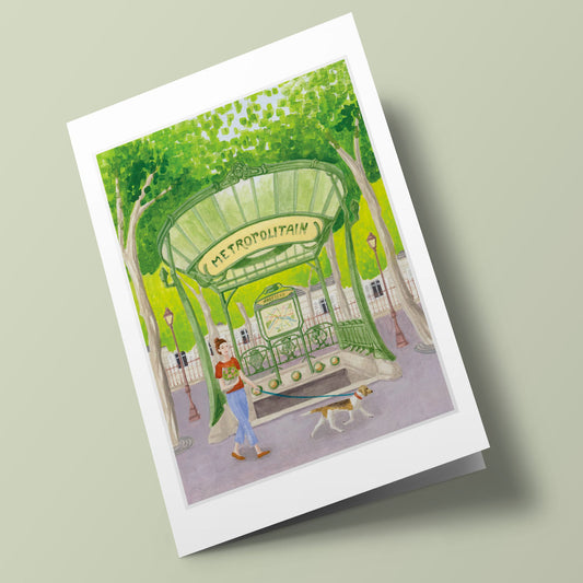 Mélanie à Paris - Métropolitain