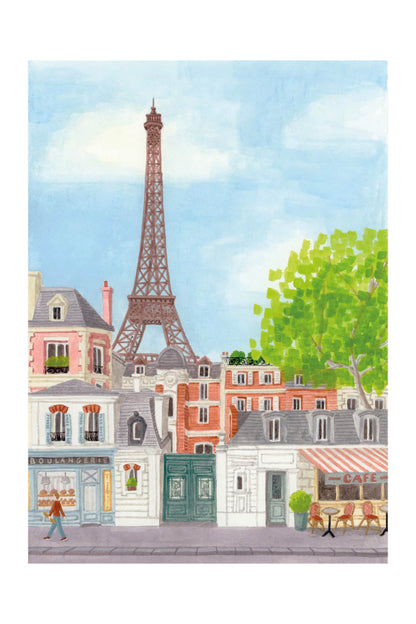 Une face de "Mélanie à Paris" par Mélanie Voituriez