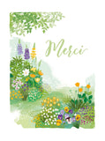 Jardin anglais - Merci lupins et pensées