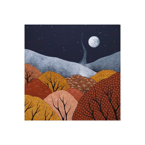 Sensitive Nature - Autumn landscape at night
