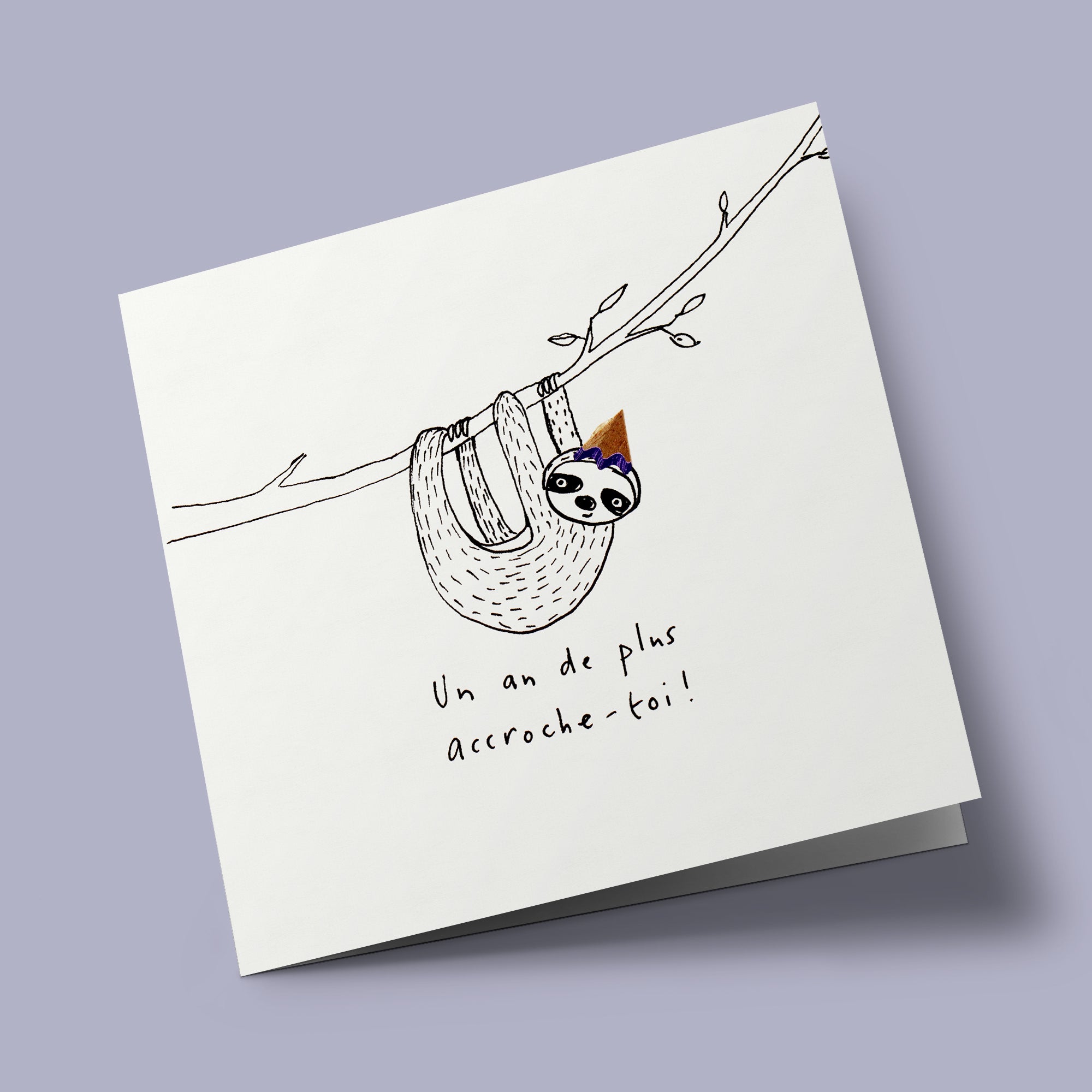 Pencils - 'un an de plus accroche-toi !' Paresseux
