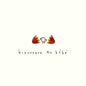 Pencils - 'bienvenue au bébé', poussin