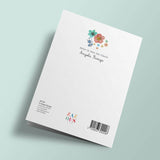 Joyeux anniversaire ! - Turquoise and orange flowers