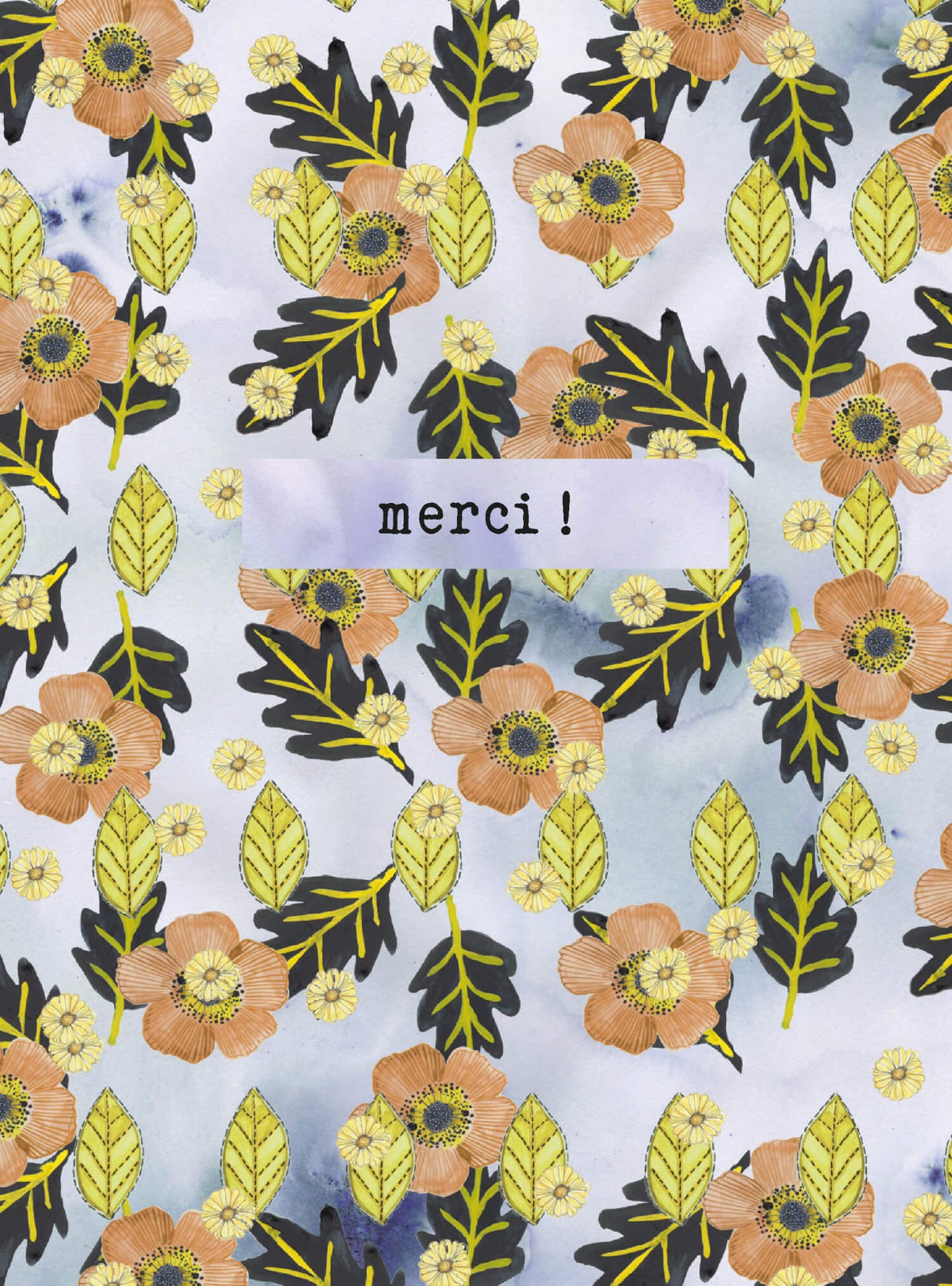 Say it with flowers - Merci - Autumn leaves and flowers