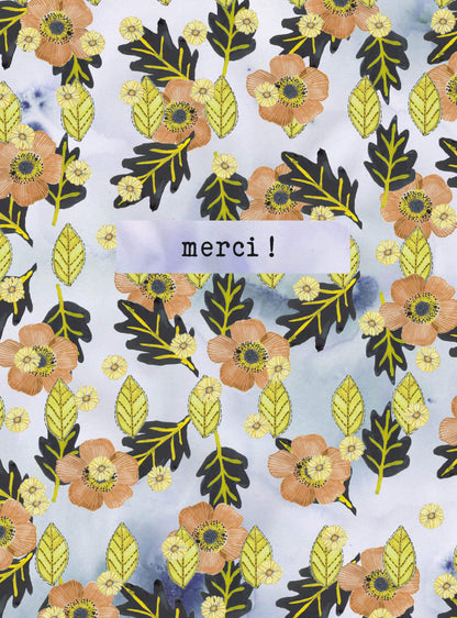 Say it with flowers - Merci - Autumn leaves and flowers