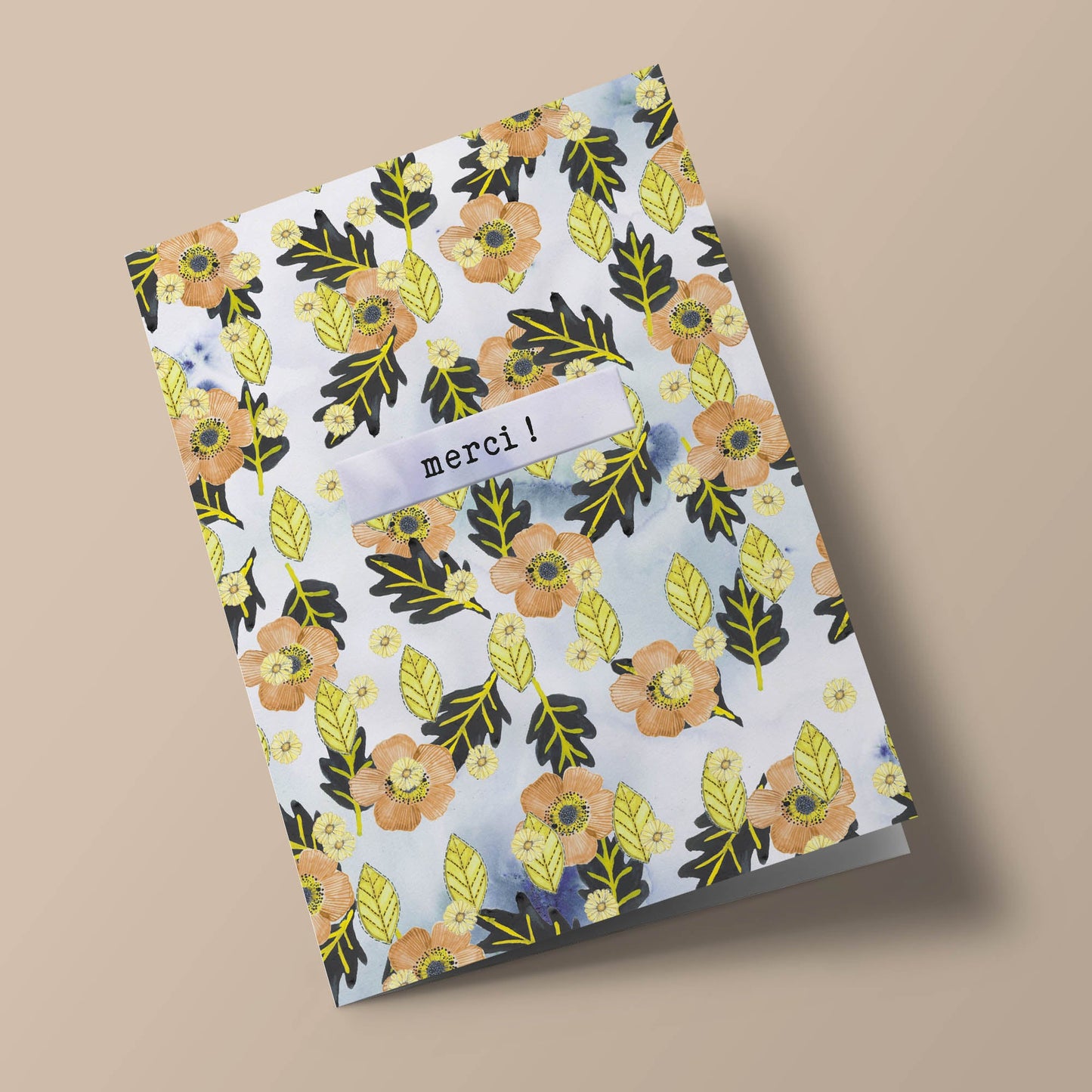 Say it with flowers - Merci - Autumn leaves and flowers