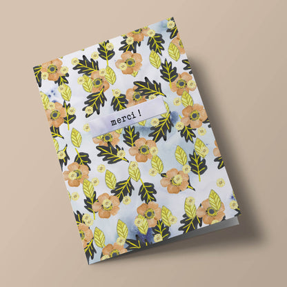 Say it with flowers - Merci - Autumn leaves and flowers