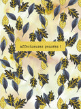 Say it with flowers - Affectueuses pensÃ©es - gray and yellow leaves