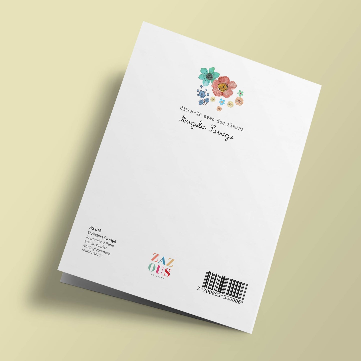 Say it with flowers - Affectueuses pensÃ©es - gray and yellow leaves
