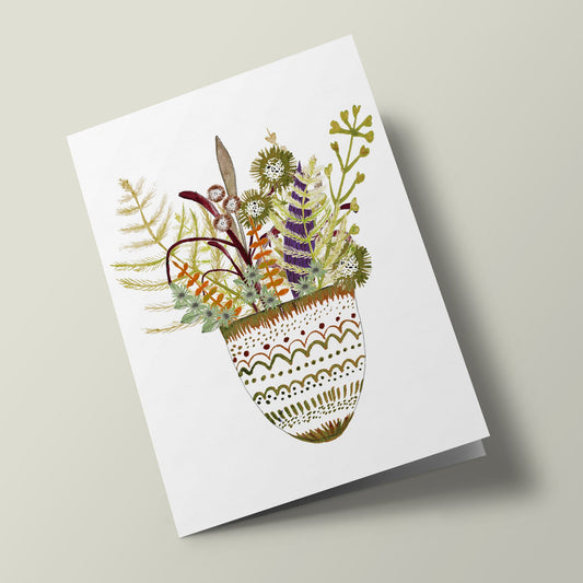 Mary's bouquet - white jar