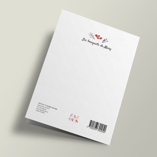 Mary's bouquet - white jar