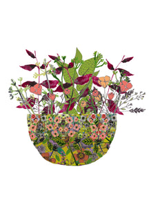 Bouquet de Mary - pot jaune et orange