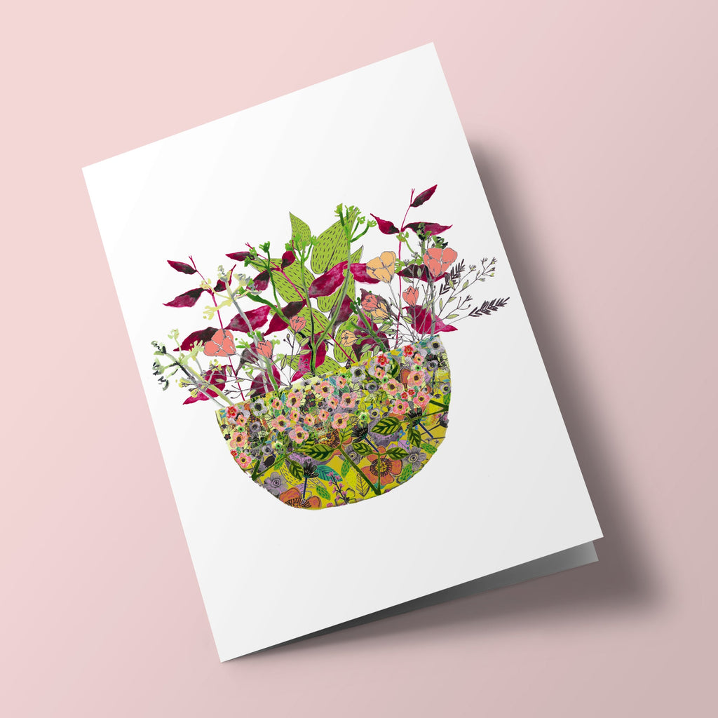 Bouquet de Mary - pot jaune et orange