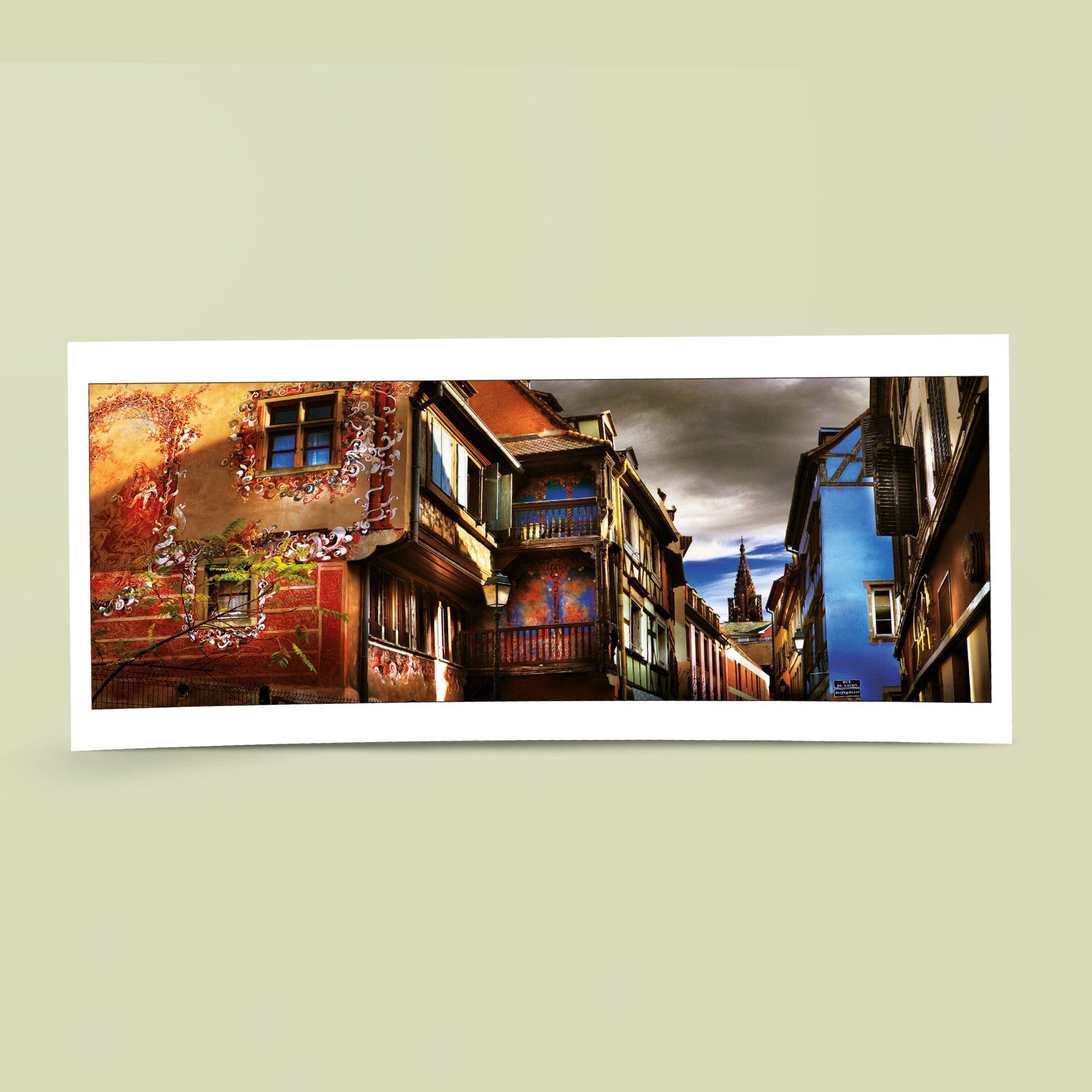 Carte panoramique - Strasbourg