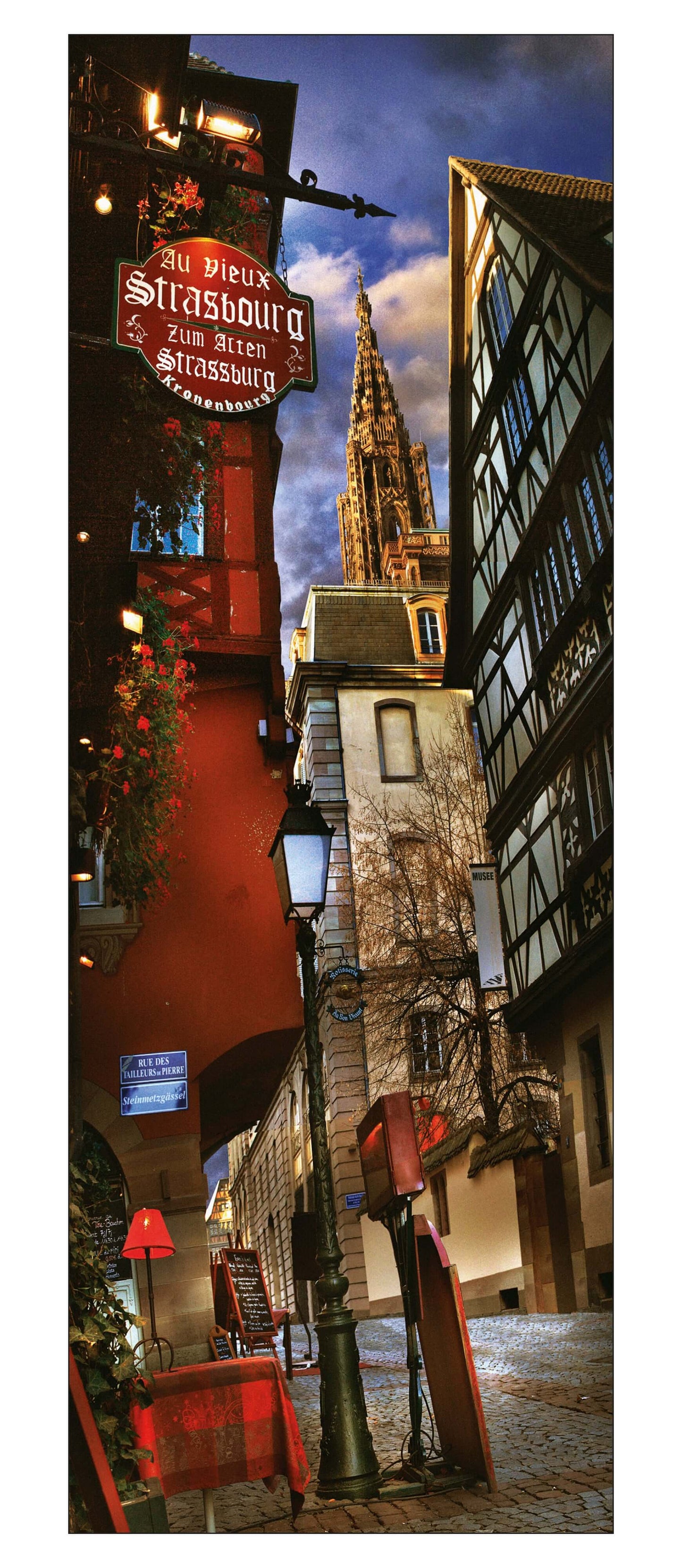 Carte panoramique - Au Vieux Strasbourg