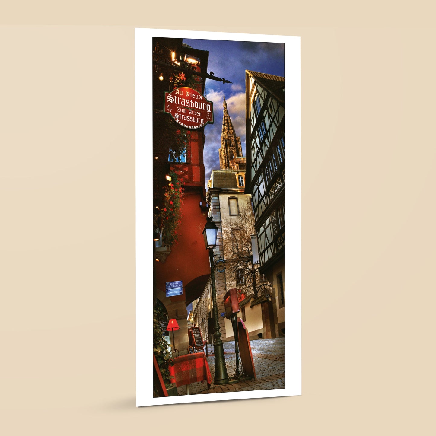 Carte panoramique - Au Vieux Strasbourg