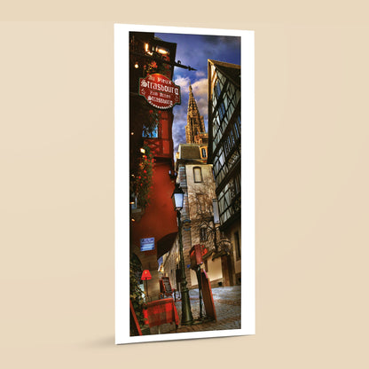 Carte panoramique - Au Vieux Strasbourg