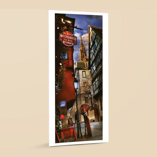 Panoramic card - Old Strasbourg