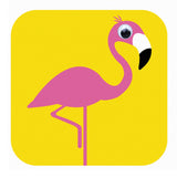 Stripey Cats - Florence Flamingo (flamant rose)