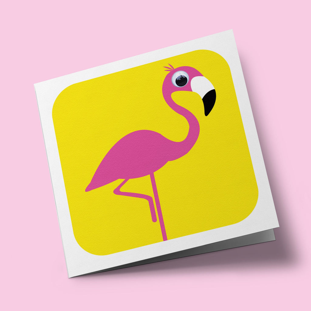 Wiggly Eyes - Florence Flamingo