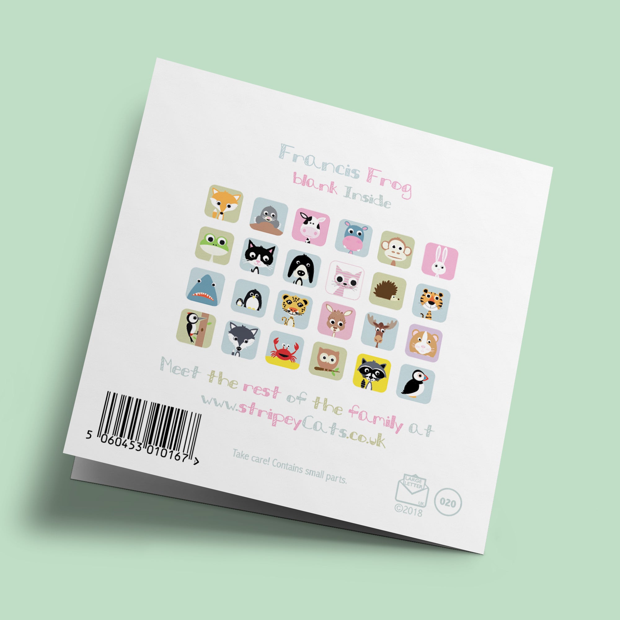 Stripey Cats - Francis Frog (grenouille)