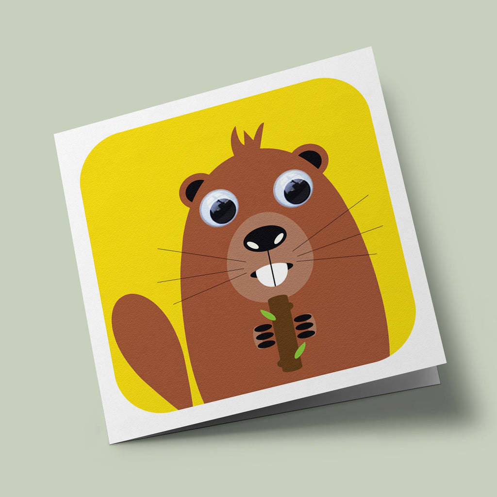 Wiggly Eyes - Benny Beaver