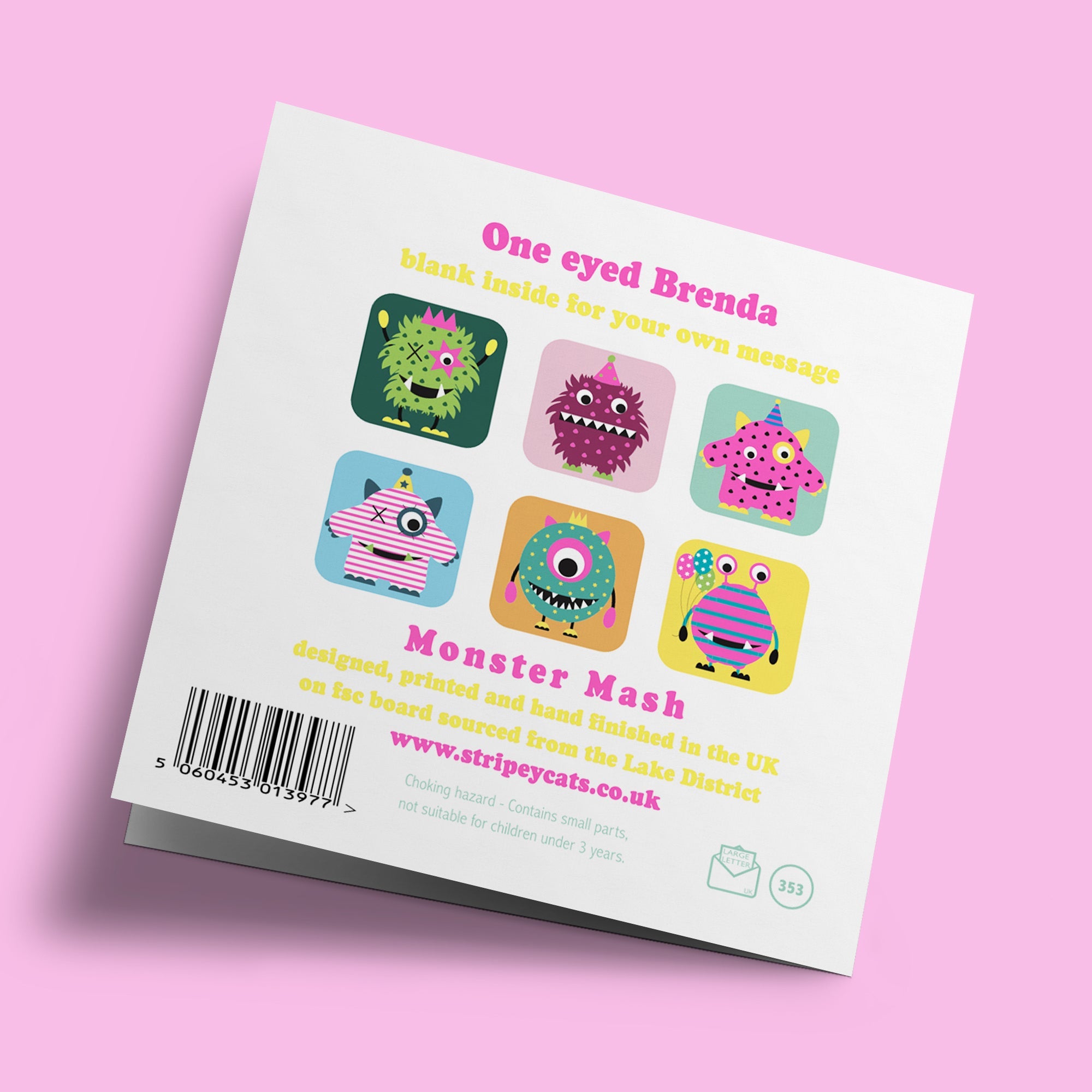 Stripey Cats - One Eyed Brenda Monster (monstre borgne)