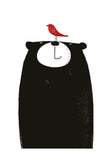 Bear - bear with bird on its nose
